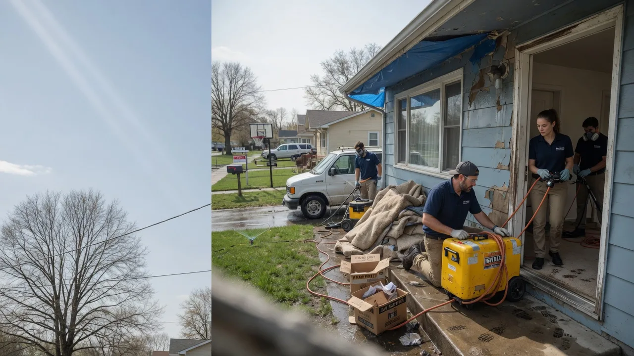 Basement Flood Cleanup in Croswell, MI near me